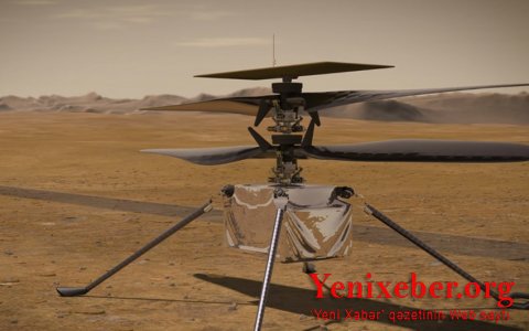 Вертолет Ingenuity во время полета на Марсе развил рекордную скорость