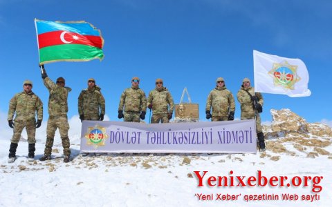 Сотрудники СГБ совершили восхождение на "Пик Гейдара"
