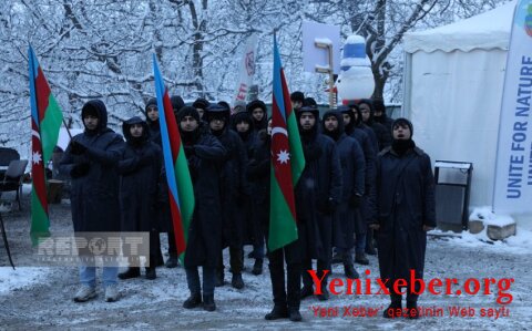 Демонстранты на дороге Ханкенди-Лачын проявляют высокую активность и на 61-й день акции