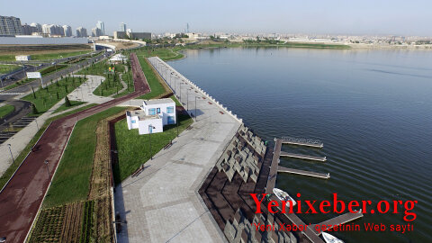 На побережье озера Беюк Шор открылась беговая дорожка