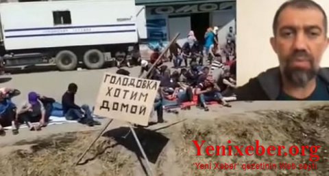 Polis Dağıstanda Azərbaycan vətəndaşlarının etiraz aksiyasını qəddarcasına  dağıdıb-
