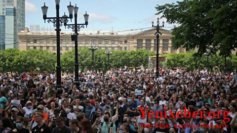 XABAROVSK "PUTİN, İSTEFAYA!" DEYİR -