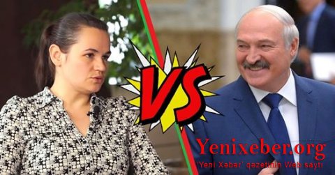 Svetlana Tixanovskya 72 % , Aleksandr Lukaşenko 13.7 %-