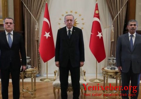 Türkiyə Prezidenti Ceyhun Bayramov və Zakir Həsənovu qəbul etdi
