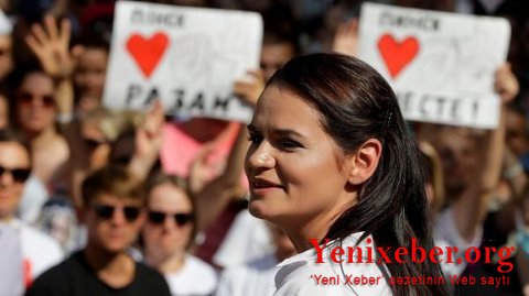Tixanovskayadan daha bir müraciət: "Meydanlara çıxmayın" —