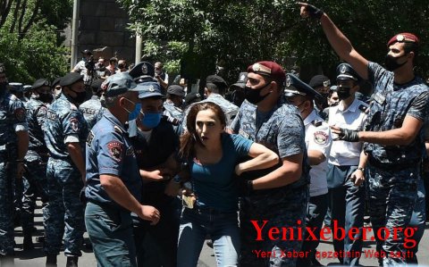 Ermənistanda aksiya keçirilib-