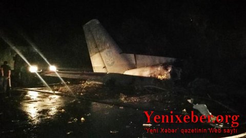 Ukraynada təyyarə qəzasında 22 nəfər öldü -