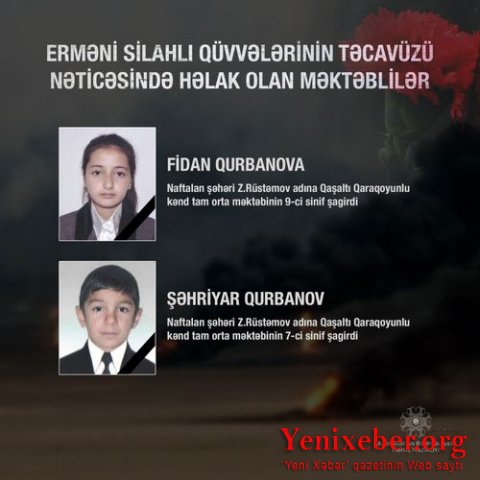 Ermənilərin açdığı atəş nəticəsində -