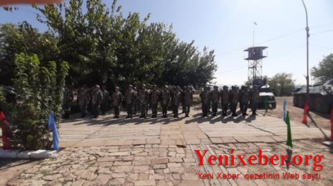 İşğaldan azad olunan sərhəd zastavalarımız -