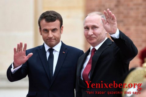 Makron Qarabağa görə Putinə zəng etdi