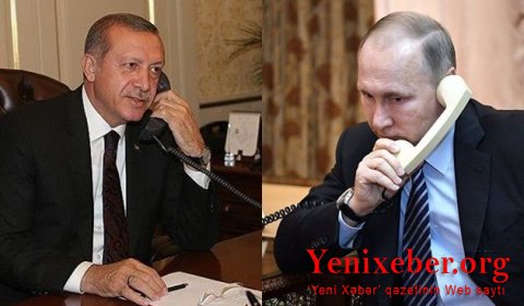 Ərdoğan və Putin Qarabağ məsələsini müzakirə etdilər