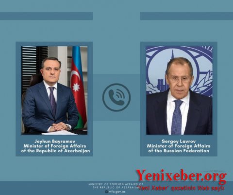 Ceyhun Bayramov Lavrovla telefonla danışıb