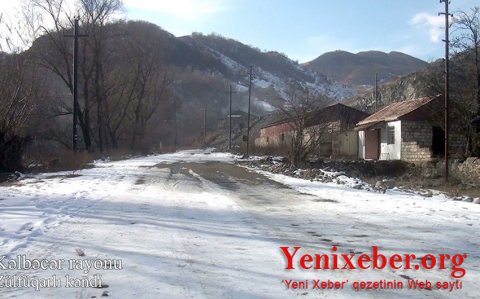 Kəlbəcərin Zülfüqarlı kəndindən videogörüntülər-