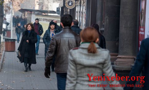 Ermənistanda əhalinin sayı azalır-