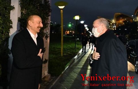 İlham Əliyev Ərdoğanın şərəfinə ziyafət verdi