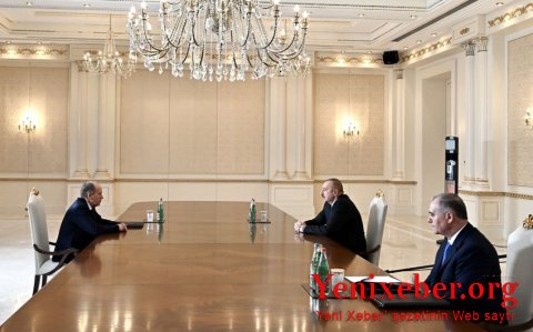 Prezident Rusiya Federal Təhlükəsizlik Xidmətinin direktorunu qəbul edib-