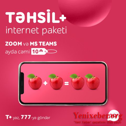 “Nar” onlayn təhsil alanlar üçün yeni internet paketi təqdim edib