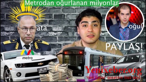“Bakı Metropoliteni” QSC-ni yağmalayan Zaur Hüseynovun oğlunun TOPDAĞITMAZ biznesi –