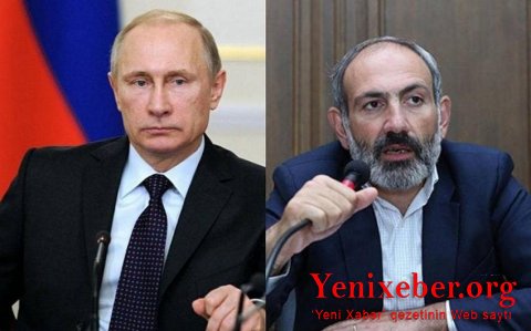 Putin Paşinyanla Qarabağ razılaşmasının icrasını müzakirə edib