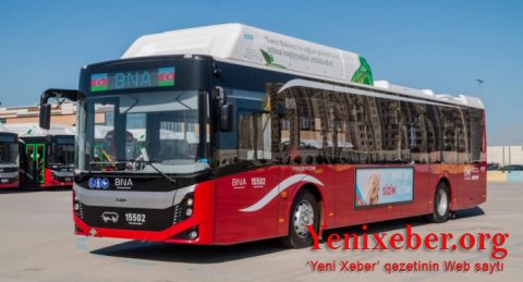 Bakıda yeni avtobuslar istifadəyə verilir