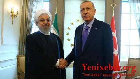 Ərdoğan Ruhani ilə telefonla danışıb