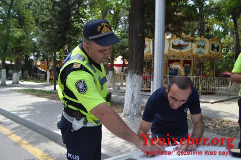 Mingəçevirdə ictimai nəqliyyatda tibbi maskadan istifadə etməyən sərnişin və sürücülər barəsində tədbir görülüb