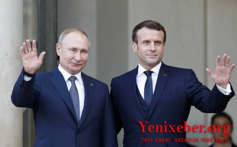 Makronla Putin arasında telefon danışığı olub