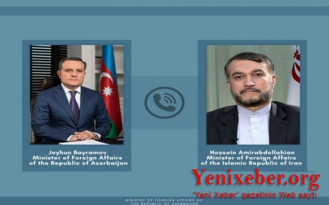 Azərbaycan və İran XİN başçıları  -