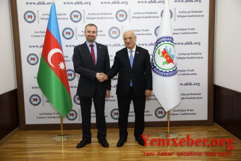 AHİK sədri Səttar Möhbalıyev Polşanın ölkəmizdəki səfiri  Rafal Poborski ilə görüşüb -