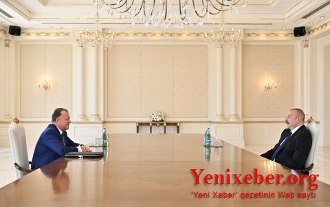 Prezident İlham Əliyev Beynəlxalq Cüdo Federasiyasının prezidentini qəbul edib