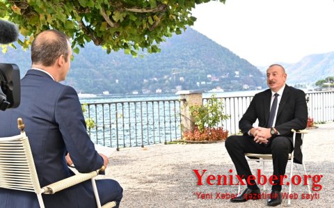 Prezident İlham Əliyev Çernobbio şəhərində İtaliyanın “İl Sole 24 Ore” qəzetinə müsahibə verib -