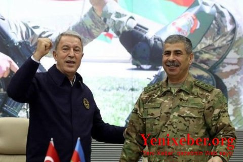 Zakir Həsənov və Hulusi Akar Azərbaycan-Türkiyə birgə təlimlərini izləyib