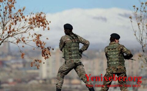 Ermənistan ordusuna qadınları yığır -