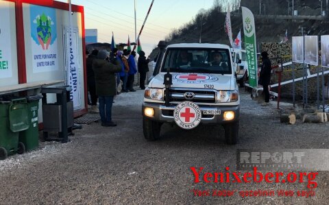 BQXK-yə məxsus avtomobillər Xankəndidən Laçın istiqamətinə maneəsiz hərəkət edib