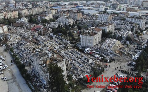 Hatayın 42 min əhalisi olan rayonunda bir bina belə uçmayıb