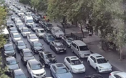 Bakının bu yollarında sıxlıq var - 