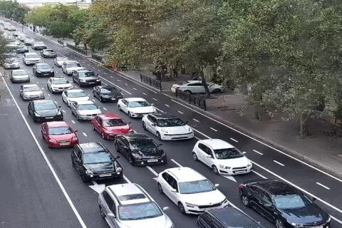 Bakının bu yollarında sıxlıq var -
