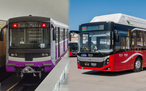 Avtobus və metroda gedişhaqqı 60 qəpik oldu