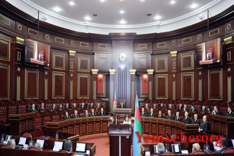 Yeni təyin olunmuş hakimlər Ali Məhkəmədə and içiblər
