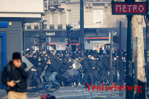 Parisdə etiraz aksiyaları ilə əlaqədar 40-dan çox metro stansiyası bağlanacaq